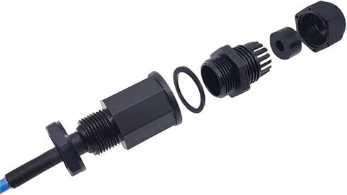RJ45 Connector Ethernet Interface M22 Network Adapter CAT6 Shielded Panel Mount Line 25cm 1Pcs in Saudi Arabia