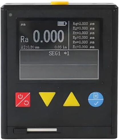 Surface Roughness Meter, Digital Surface Gauge Handheld Surface Roughness Tester Meter, Ra/Rz/Rq/Rt/Rp/Rv/Rc Parameters, for Metals in Saudi Arabia