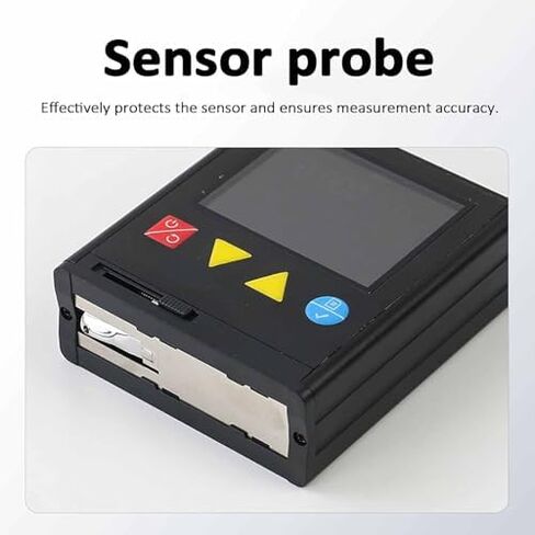 Surface Roughness Meter, Digital Surface Gauge Handheld Surface Roughness Tester Meter, Ra/Rz/Rq/Rt/Rp/Rv/Rc Parameters, for Metals in Saudi Arabia