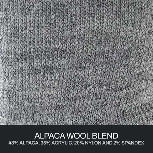 Avantic Alpaca Wool Hiking Socks for Men & Women - Premium Thermal Crew Boot Socks for Cold Weather and Trails in Saudi Arabia