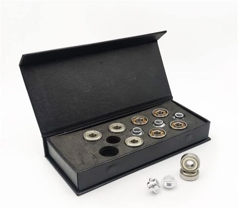 16 قطعة من محمل التزلج السريع المضمن من السيراميك الأبيض السريع مع 7 خرزات ZrO2 608rs زلاجات دوارة متدحرجة in Kuwait