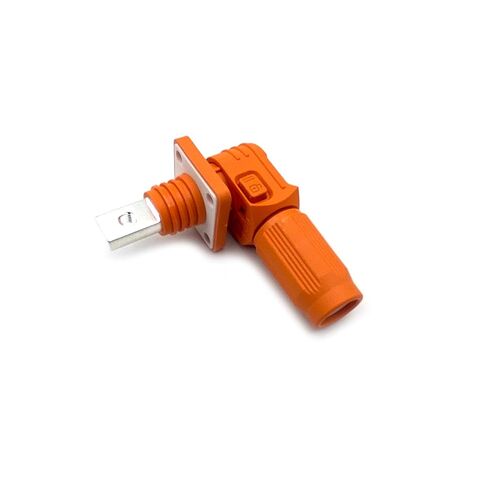 200A Battery Energy Storage Connector, 50mm² High Current Connectors IP67 Waterproof Copper Brand Thread Wiring Power Adapter Quick Plug Terminal Right Angle Plug and Socket (1500V Black) in Saudi Arabia