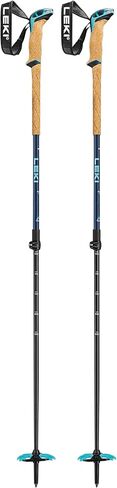 LEKI Berninia 2 Aluminum Adjustable Lightweight Ski Poles for Backcountry Skiing & Snowboarding in Saudi Arabia