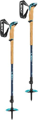 LEKI Berninia 2 Aluminum Adjustable Lightweight Ski Poles for Backcountry Skiing & Snowboarding in Saudi Arabia