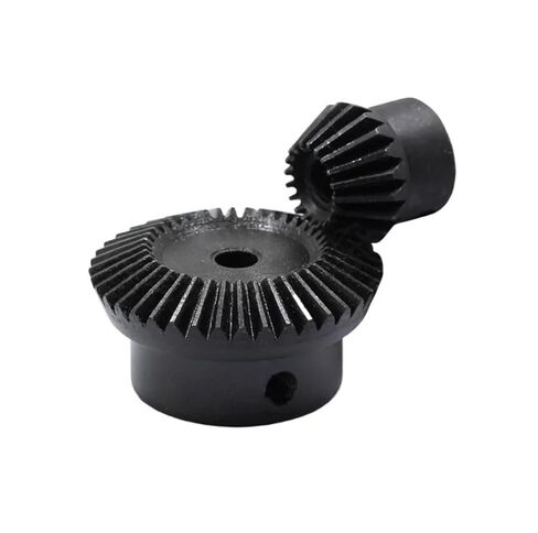 ترس ترس محرك ثقيل من الفولاذ تروس تروس ناقل الحركة 90 درجة 1.5M15 أسنان + 60 فتحة عملية 8 مللي متر نسبة تروس دقيقة 1:4 in Kuwait