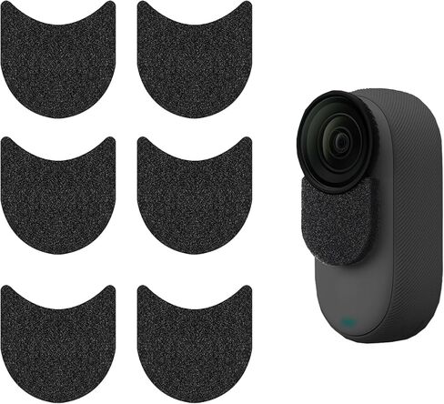 6 عبوات من واقيات الرياح لميكروفون Insta360 GO 3/3S، لملحقات Insta360 GO 3/GO 3S، تقلل ضوضاء الرياح in Kuwait