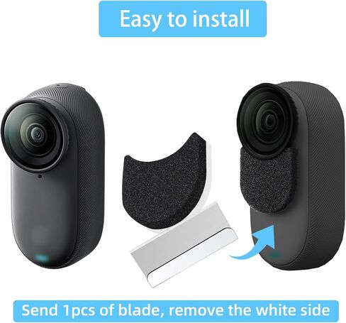 6 عبوات من واقيات الرياح لميكروفون Insta360 GO 3/3S، لملحقات Insta360 GO 3/GO 3S، تقلل ضوضاء الرياح in Kuwait