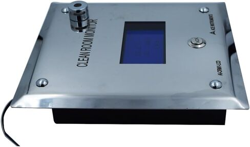 Digital Differential Pressure Monitor (Range: 0 to 100 Pascals/ 0 to 0.401 in.Wc) (Temp,Diff. Pressure,RH) for Pharma Clean Rooms, Hospital OT Rooms, HVAC | Model: AI-CRM1-LCD in Kuwait