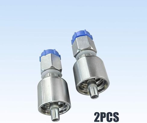 M14x1.5 Din Crimping Hydraulic Joint, 1/4-Inch Hose I.D, Press-Fitting Connector for Mini Excavator in Saudi Arabia