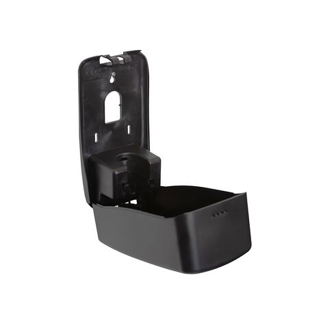San Jamar Timeless Manual Foam Soap Dispenser, Black, Universal Bulk Soap Compatible, Wall Mount, with Viewing Window in Saudi Arabia