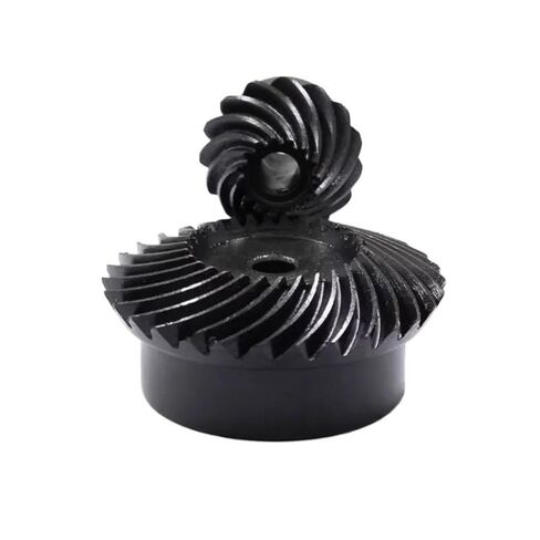 1 مجموعة 45 # الصلب. 5 متر 16 طن إلى 32 طن ترس مخروطي حلزوني M1.5 معامل 1:2 90 درجة تفاضلية نفس نسبة القطر 6 مللي متر 8 مللي متر ثقب in Kuwait