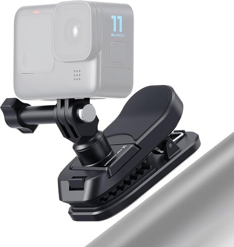 K & F Concept Concept Magnetic Backpack Clip Mount for DJI Osmo Action 5 Pro ، 180 ° دوار ، حامل الكاميرا السريع لإصدار Go Pro Hero 13 12 11 10 9 Black ، Osmo Actoin 3/4 ، Insta360 X5 X4 X3 ، Ace Pro 2 in Kuwait