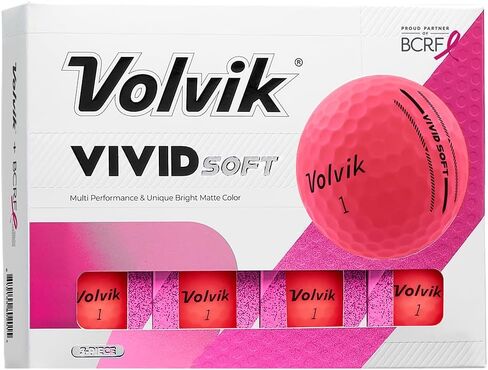 Volvik BCRF (Breast Cancer Research Foundation) Golf Balls - Breast Cancer Awareness in Saudi Arabia