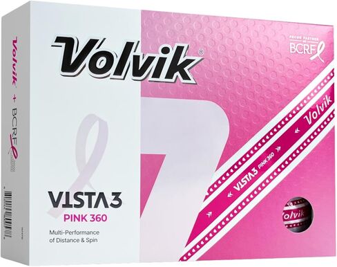 Volvik BCRF (Breast Cancer Research Foundation) Golf Balls - Breast Cancer Awareness in Saudi Arabia