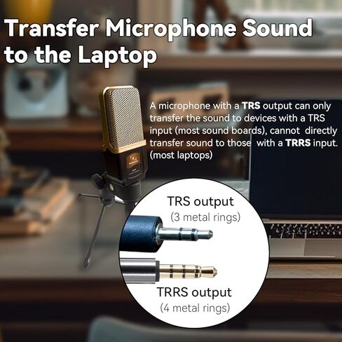 مقسم كابل صوت 3.5 ملم - محول سماعة الرأس، 3.5 ملم ذكر إلى 3.5 ملم أنثى 2 منافذ، سلك Aux لأجهزة iPhone Android والكمبيوتر المحمول Microhopone سماعات الأذن، كابل TRS TRRS in Kuwait