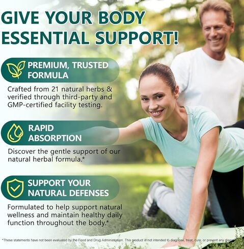 Lymphatic Drainage Supplements, 240 Softgels, Lymph System Support Supplement for Women & Men, 21-in-1 Herbal Blend with Echinacea, Burdock Root, Dandelion, Turmeric for Fluid Balance & Immune Support in Kuwait