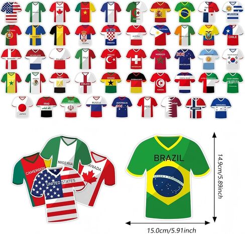 2026 World Cup Soccer Flags Bunting Banner 49 Countries International Country String Flags 49Pcs World Cup Decorations for Sports Themed Parties Olympic Events Outdoor Celebrations Fans Merchandise in Saudi Arabia
