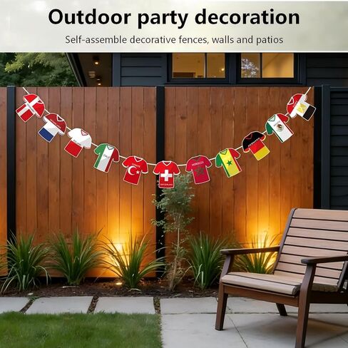 2026 World Cup Soccer Flags Bunting Banner 49 Countries International Country String Flags 49Pcs World Cup Decorations for Sports Themed Parties Olympic Events Outdoor Celebrations Fans Merchandise in Saudi Arabia