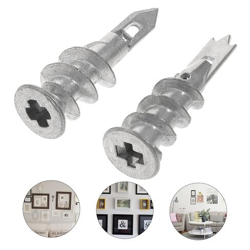 100 قطعة من مسامير توسيع الحوائط الجافة ذاتية الحفر الثقيلة لجدران الجبس تاج مزدوج الشكل لاحتياجات التثبيت المتنوعة in Kuwait