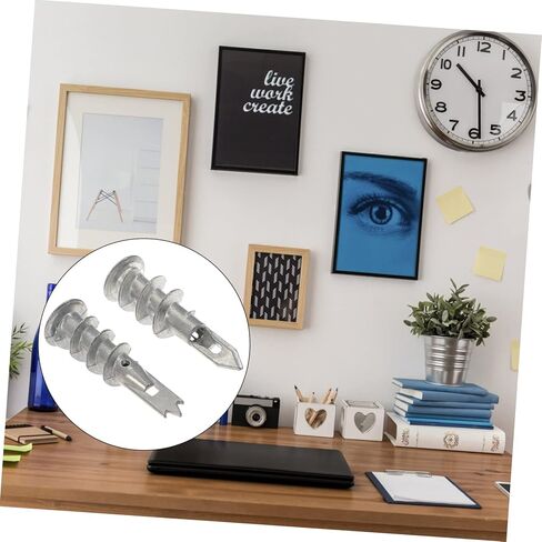 100 قطعة من مسامير توسيع الحوائط الجافة ذاتية الحفر الثقيلة لجدران الجبس تاج مزدوج الشكل لاحتياجات التثبيت المتنوعة in Kuwait