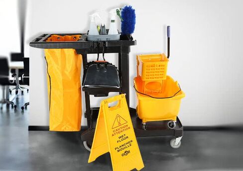 Wet Floor Sign - Safety - Pack of 6 in Saudi Arabia