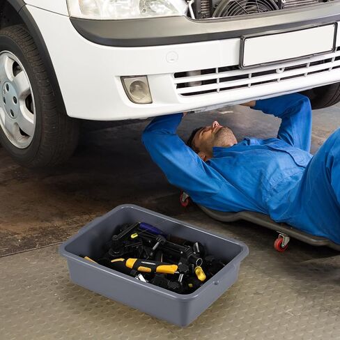 13 Liters Commercial Bus Tub Tote Boxes, Plastic Dish Tub Wash Basin Set of 3 in Kuwait