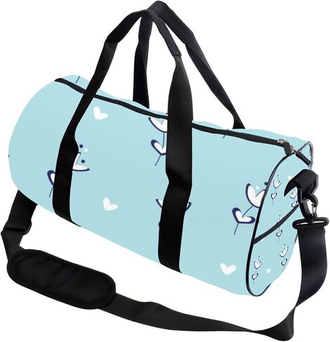 Abstract Flowers Easy Clean Womens Bag Oxford Tote Bags Adjustable Shoulder Strap, Convertible Carry Backpack Cute Duffel Bag For Tennis Soccer Gym Stuff For Men in Kuwait