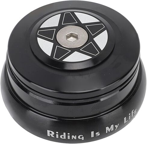 Bike Headset Bearing Accessory Premium Aluminium Alloy CNC Processed Double Sealed Bearings Star Nut for 44 to 50.6mm Tapered Steerer 1.5in Front Fork in Saudi Arabia