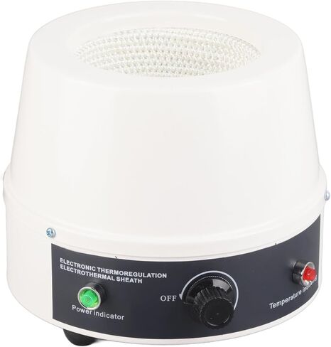 Hilitand Heating Mantle with Large Heating Area Fast Heating, Voltage Stabilization for Liquid Heating in Laboratories (500mL US Plug 110V) in Saudi Arabia