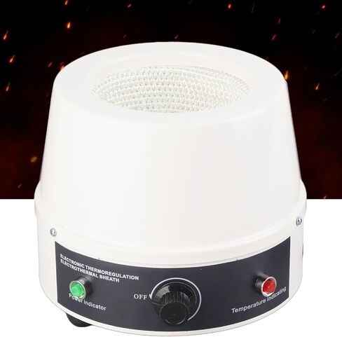 Hilitand Heating Mantle with Large Heating Area Fast Heating, Voltage Stabilization for Liquid Heating in Laboratories (500mL US Plug 110V) in Saudi Arabia