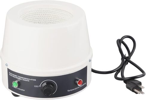Hilitand Heating Mantle with Large Heating Area Fast Heating, Voltage Stabilization for Liquid Heating in Laboratories (500mL US Plug 110V) in Saudi Arabia