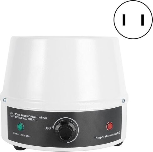 Lab Heating Mantle 500ml Electric Heating Mantle Adjustable Temperature Control Heating Mantle for Liquid Heating(US Plug 110V (500ml 250W)) in Saudi Arabia
