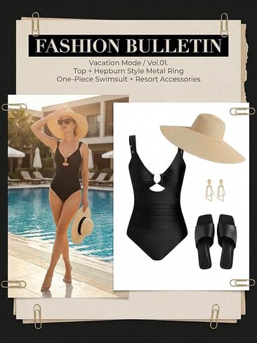 CUPSHE Women's One Piece Swimsuit Ruched Tummy Control Bathing Suit U Wire Cutout Adjustable Straps in Saudi Arabia