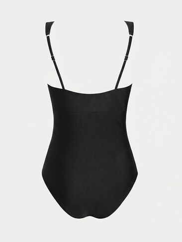 CUPSHE Women's One Piece Swimsuit Ruched Tummy Control Bathing Suit U Wire Cutout Adjustable Straps in Saudi Arabia