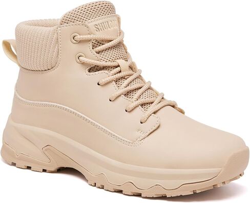 SHULOOK Non Slip Work Boots for Women Slip-Resistant Shoes Waterproof Food Service Chef Kitchen Restaurant Working Casual Comfortable Ankle Boot Outdoor Walking Booties Sneakers in Kuwait