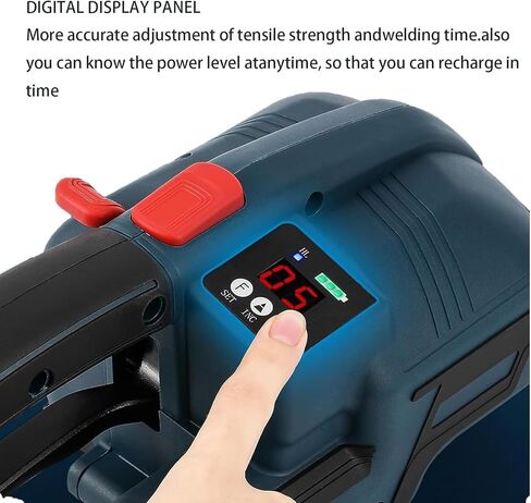 Electric Strapping Machine, Portable Band Roller with 1 Battery, 1 Charger and Tool Set, LCD Automatic Packing Tools, 11-16mm(W)/0.4-1.2mm(Thick) in Saudi Arabia