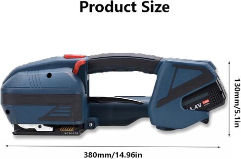 Electric Strapping Machine, Portable Band Roller with 1 Battery, 1 Charger and Tool Set, LCD Automatic Packing Tools, 11-16mm(W)/0.4-1.2mm(Thick) in Saudi Arabia