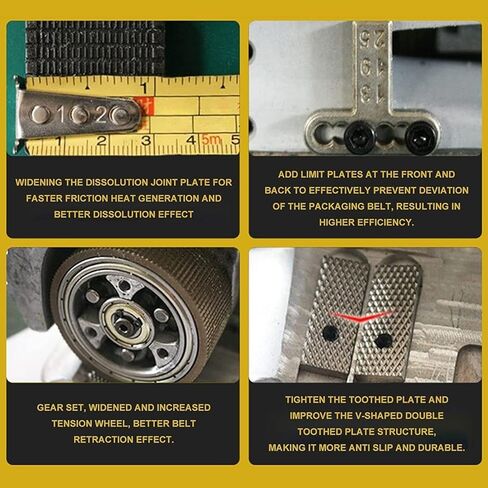 Electric Strapping Machine - Automatic Portable Tool for 1/2" to 5/8" PP/PET Straps - Ideal for Packaging, Box, Pallet Strapping, and Baling Solutions in Saudi Arabia