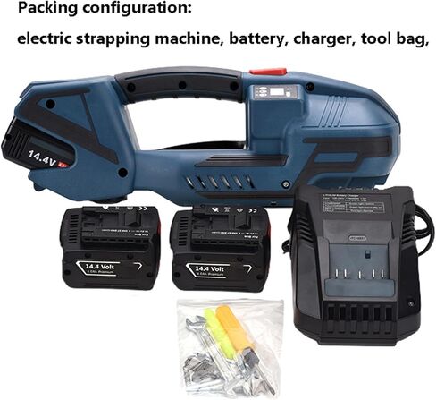 Portable Shipping Strapper/Electric Strapping Machine for 1/2-5/8in PP PET Tires / 4000mah Battery Powered Automatic Strapping Machine/Binding Force: 900-3200n in Saudi Arabia