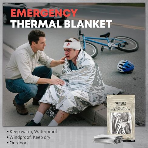 11Pcs IFAK Trauma Kit, First Aid Kit Refill Supplies with Non-Vented Chest Seal, 6" Emergency Trauma Bandage & Compressed Gauze, Tactical Trauma Medical Supplies for Combat Wound Care in Kuwait