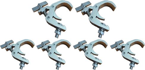 مجموعة من 6 مشبك تروس من الألومنيوم من سيدارسلينك، مقاس 1.18 بوصة إلى 2 بوصة، تحميل 330 رطل للصوت الاحترافي DJ in Kuwait