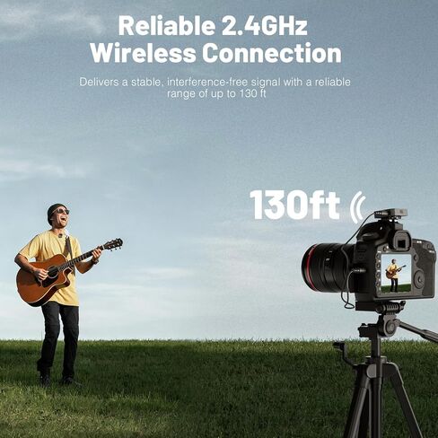 ميكروفون MELONARE LM-2 اللاسلكي المحمول، تقليل الضوضاء بالذكاء الاصطناعي، حافظة شحن 30 ساعة، ميكروفون طية صدر السترة 2.4 جيجا هرتز لهواتف iPhone/Android/الكمبيوتر اللوحي/الكاميرا in Kuwait