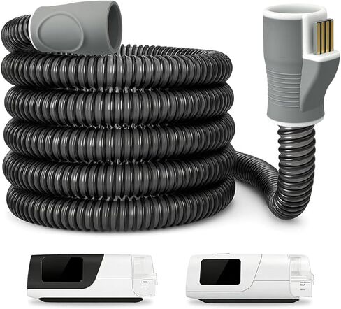 أنبوب CPAP بديل لخط المناخ، متوافق مع Airsense 11 وAircurve 11، خرطوم CPAP بطول 6.5 قدم لجهاز توقف التنفس أثناء النوم، أنبوب تنفس مرن مع موصلات قياسية - للاستخدام في المنزل والسفر in Kuwait