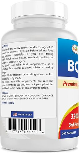 Best Naturals BCAA Branch Chain Amino Acid, 3200mg per Serving, 200 Capsules - Pharmaceutical Grade - 100% Pure Instantized Formula | Pre/Post Workout Bodybuilding Supplement | Boost Muscle Growth in Saudi Arabia