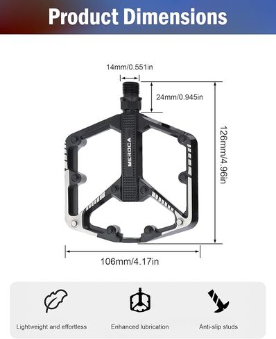 دواسات دراجة تشادويك عالية الأداء - دواسات MTB من سبائك الألومنيوم CNC مع محامل محكمة الغلق للطرق والجبال ودراجات BMX in Kuwait