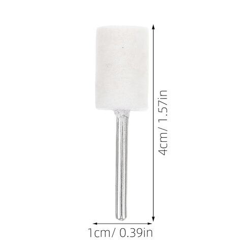 مجموعة 13 قطعة من لقم طحن الصوف 3 مم رؤوس تلميع عرقوب للمجوهرات والساعات والزجاج والمعادن وإكسسوارات الأدوات الدوارة وسادات تلميع اليد in Kuwait