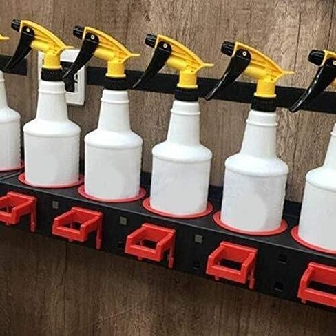 Bottle Storage Rack Abrasive Material Hanging Rail Car Beauty Shop Accessory Display Auto Cleaning Detailing Tools Hanger in Saudi Arabia