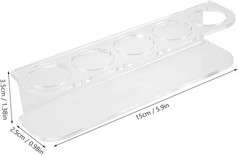 minkissy Vial Storage Organizer Space Saving Insulin Bottle Rack Easy Clean Rack in Saudi Arabia