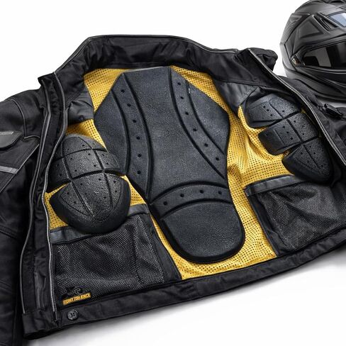 CE-1 Armor مجموعة المرفقين والكتفين ومنصات حماية الظهر لسترات الدراجات النارية أو القمصان (المستوى 1) in Kuwait