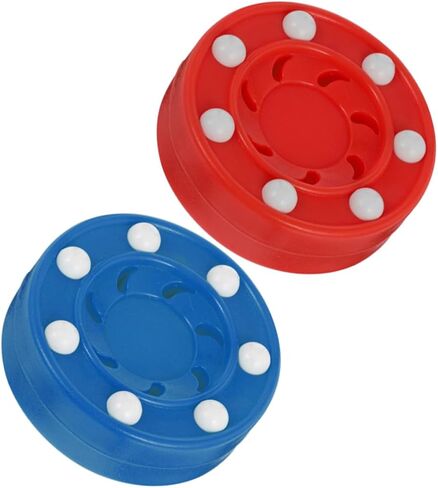 Sosoport قطعتان من كرات تدريب الهوكي المضمنة الاحترافية، مادة مطاطية قوية لممارسة التمارين في الشوارع والداخلية لملحقات تدريب ألعاب الهوكي in Kuwait